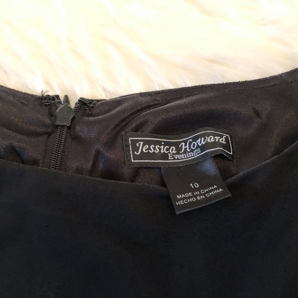 Jessica Howard Evening Gray Cocktail Dress - Picture 4 of 5